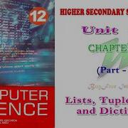 Chapter 9 Part 2 List Tuples Sets And Dictionary Tamilnadu Board 12th Computer Science