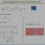 PV Model Parameter Extraction Part2 Rsh Rs