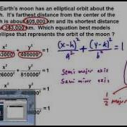 Precalculus Ellipse Problem