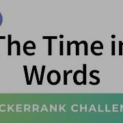 HackerRank Solution The Time In Words In C