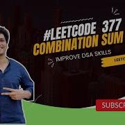 Leetcode 377 Combination Sum IV DP Basics Checkout Coding Decoded SDE Preparation Sheet Link Below