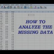 How To Analyze The Missing Data In SPSS
