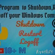 Python Program To Shutdown Restart And Logoff Windows Computer User Input