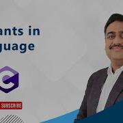 Constants In C Language C Language Training For Beginners