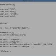 JAVA Swing Text Editor Part 4
