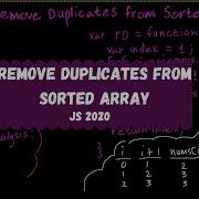 Amazon Microsoft S REMOVE DUPLICATES FROM SORTED ARRAY LEETCODE JAVASCRIPT
