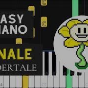 Finale EASY Piano Tutorial Undertale
