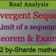 Convergent Of Sequence In Real Analysis Limit Of A Sequence Theorems And Examples