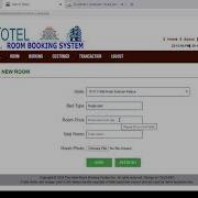 Online Hotel Room Booking System PHP Project