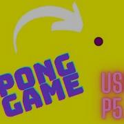 The Pong Game In P5 Js Editor Using JavaScript EASY Code Included