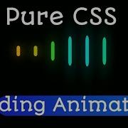 Glowing Loading Animation Pure Css