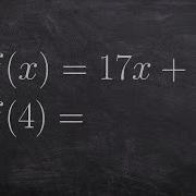 Learn How To Evaluate A Function For A Given Value