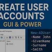 How To Create User Accounts In Windows Server 2025 ADUC PowerShell Step By Step