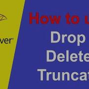 SQL Tutorial 5 Drop Delete And Truncate Beginners Must Watch