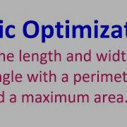 4 5A Basic Optimization Problems