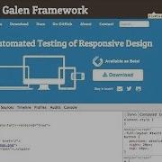 Galen Framework Introduction Basic Layout Testing For Responsive Web Page