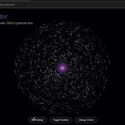 Galaxy Generator Stunning Particle Galaxy Animation Using HTML CSS JavaScript