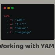 Episode 429 Working With YAML Preview
