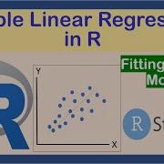 Simple Linear Regression In R Programming Fitting Linear Model In R