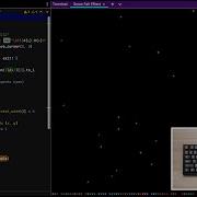 ASMR Programming Snow Fall Effect No Talking