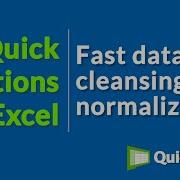 How To Clean And Normalize Data In Excel With QuickRows
