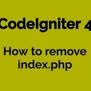 CodeIgniter 4 HMVC How To Remove Index Php