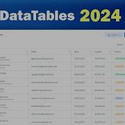 Как использовать DataTables с HTML проект 2024