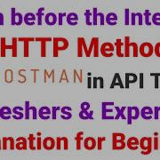 Software Testing HTTP Methods In API Testing GET POST PUT PATCH DELETE Explanation For Fresher