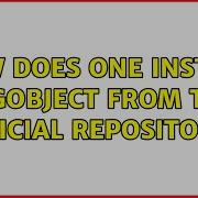 How Does One Install Pygobject From The Official Repository