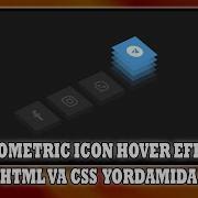 3D Isometric Icon Hover Effekti Html Va Css Yordamida