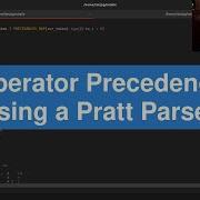 Parser Hacking 02 Building A Pratt Parser To Handle Operator Precedence Vaughn Pratt 1973