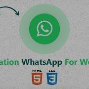 How To Create HTML CSS Animation Blink WhatsApp Icons Web Full Stacks Web Design