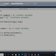 C Instance Static And Local Variable