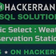 Weather Observation Station 5 SQL SOLUTIONS Get 5 On HackerRank SQL Tutorial AzharEdTech