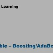 Ensemble Learning Boosting AdaBoost Eng