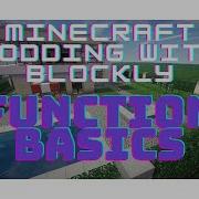 Minecraft Modding With Blockly Function Basics