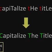 Can You Capitalize Titles With Code LeetCode 2129 Capitalize The Title