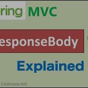 Spring MVC ResponseBody Annotation Explained
