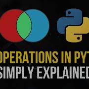 Set Operations In Python Simply Explained