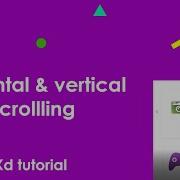 Horizontal Vertical Scrolling On The Same Page Adobe XD Tutorial App Design