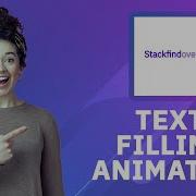 Text Filling CSS Animation HTML CSS