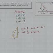 Rain Gutter Optimization Problem Trapezoid Solution