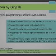 Q 33 To Q 37 Python Solved Practice Exercises Conditional Statement If Elif Else