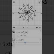 Flower Equation Desmos Graphing Calculator Math Desmos Mathematics Animation Mathanimation Graph