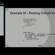 2018 EuroLLVM Developers Meeting S Cook Using Clang Static Analyzer To Detect
