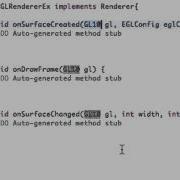 Android Application Development Tutorial 169 OpenGL Renderer Basics