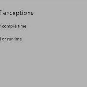 Exception Handling Checked And Unchecked Exceptions