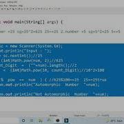 Automorphic Number In Java