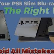 Ремонт дисковода PS5 Slim извлечение застрявших дисков удаление посторонних предметов прави