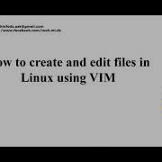 How To Create And Edit Files In Linux Using VIM